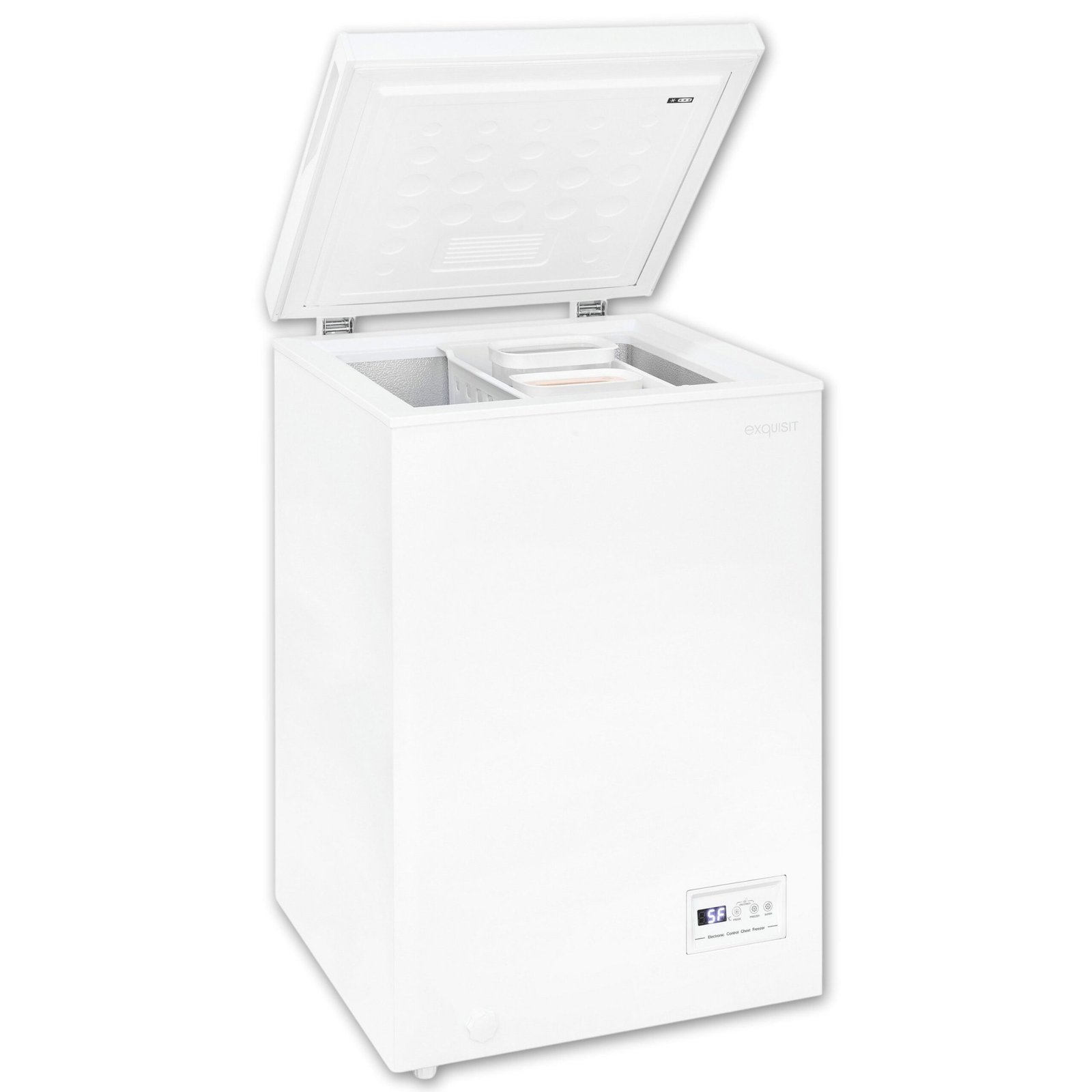 EXQUISIT Gefriertruhe GT101-E-040E
